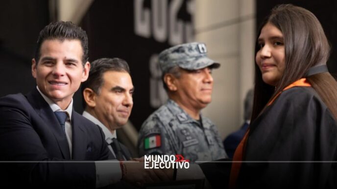 Miguel Flores reconoce a mil 100 graduados del Colegio Militarizado General Mariano Escobedo