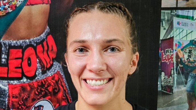 Hannah Rapp, boxeadora estadounidense de 26 años que falleció atropellada mientras montaba bicicleta en Texas
