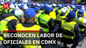 Elementos de seguridad y servidores públicos de la Ciudad de México durante operativo del Mundial 2026