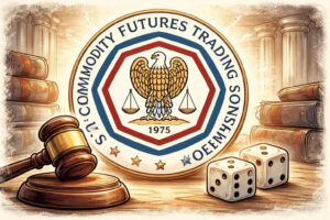 Edificio de la Comisión de Comercio de Futuros de Materias Primas (CFTC) en Estados Unidos, regulador de mercados de predicción
