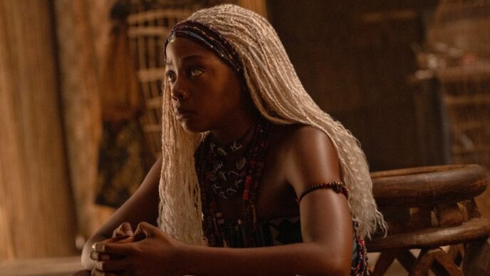 Póster promocional de Children of Blood and Bone, adaptación cinematográfica de la novela de Tomi Adeyemi con elenco estelar