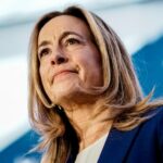 Gobernadora de Nueva Jersey Mikie Sherrill en conferencia de prensa sobre error en registro de votantes