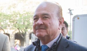Logotipos del PAN y Somos México en conferencia de prensa sobre el caso Ernesto Ruffo