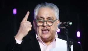Guadalupe Acosta Naranjo, dirigente nacional de Somos México, durante declaraciones sobre inequidad electoral
