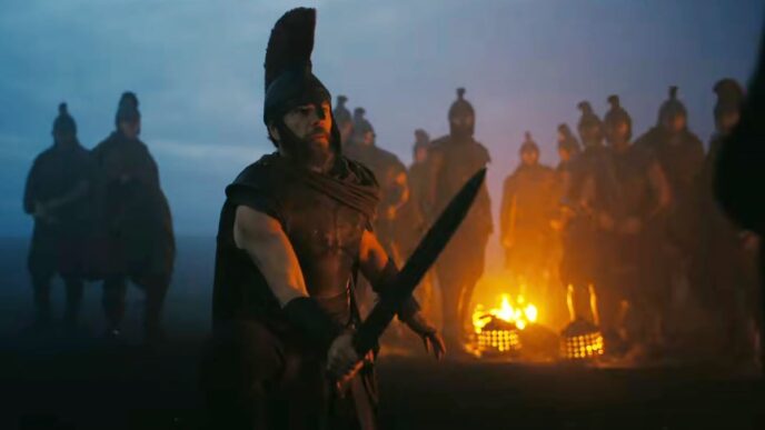 Christopher Nolan en el estreno de The Odyssey, su adaptación cinematográfica de la obra de Homero