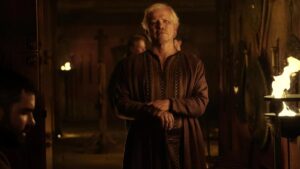 Escena emotiva del perro Argos en la película The Odyssey de Christopher Nolan, adaptación cinematográfica de La Odisea de Homero