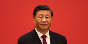 Xi Jinping durante conferencia de inteligencia artificial en Shanghái, China