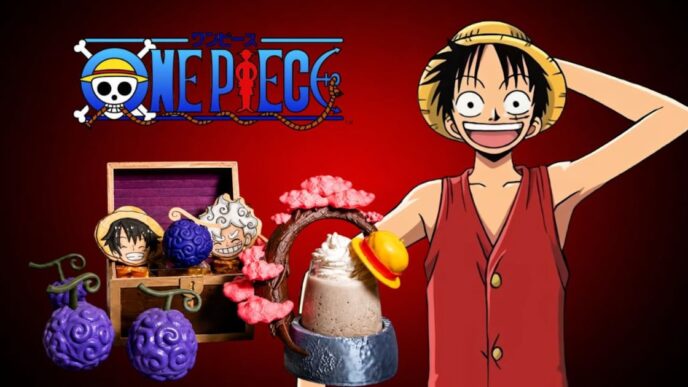 Interior de Hachi Coffee & Tea, cafetería temática de One Piece en la colonia Anzures de la Ciudad de México