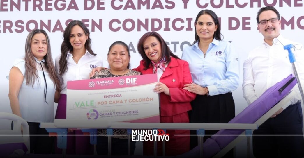 Gobierno de Tlaxcala entregó 230 camas hospitalarias con colchón a personas en situación de inmovilidad