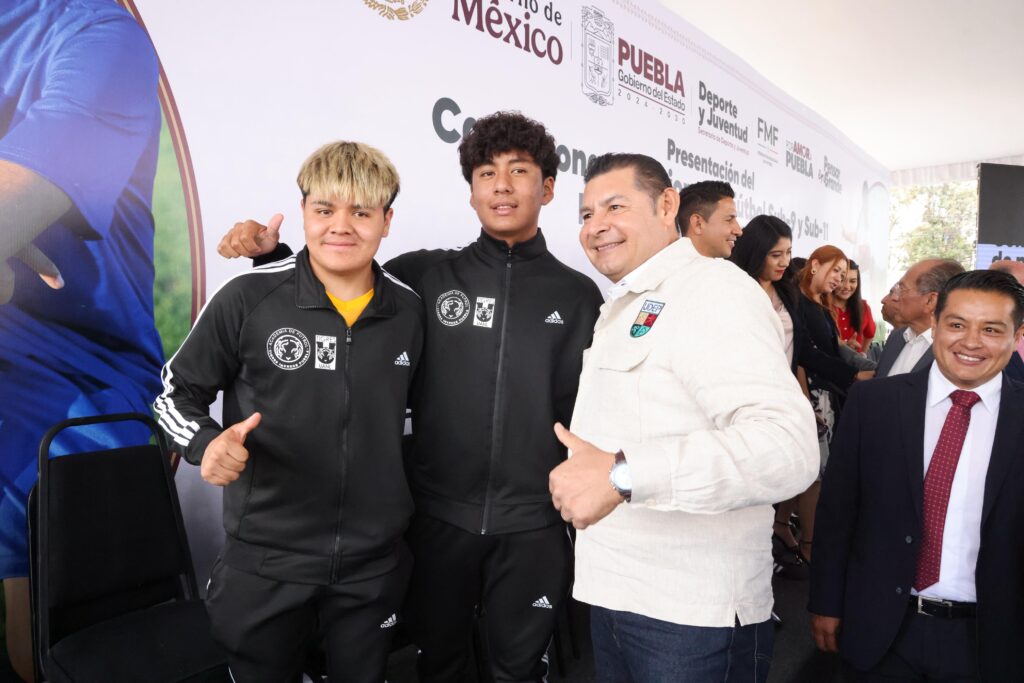 Alejandro Armenta posiciona a Puebla como capital del fútbol infantil y turismo