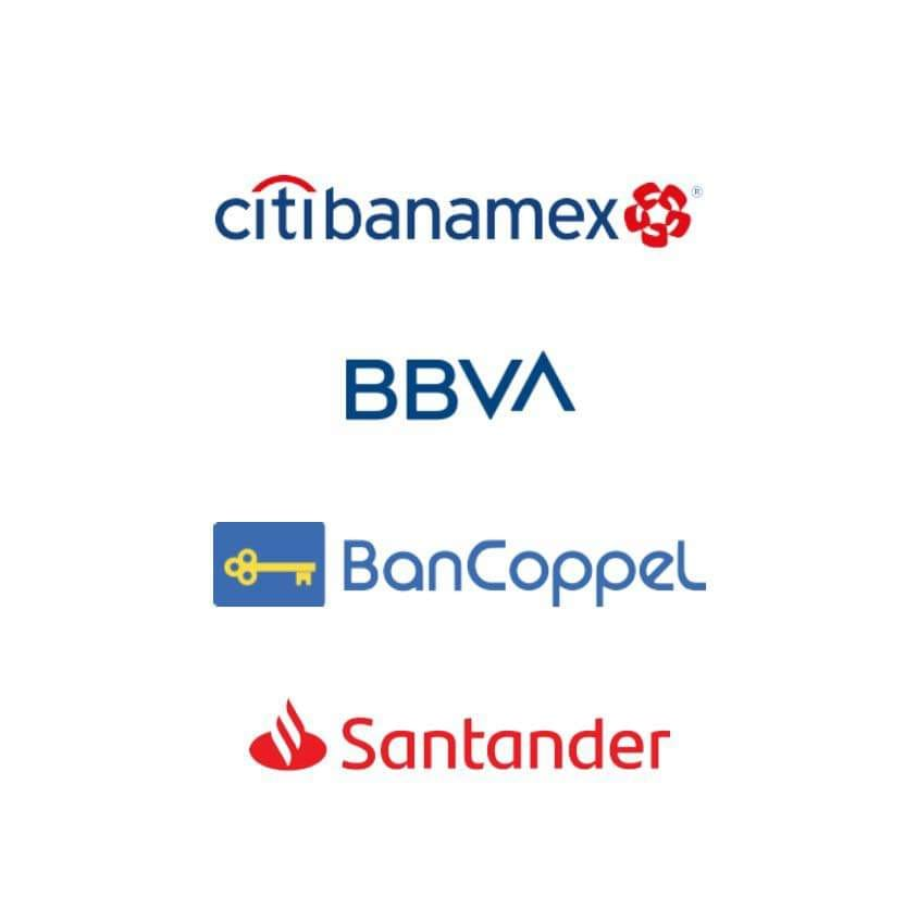 BBVA, Banamex y Santander